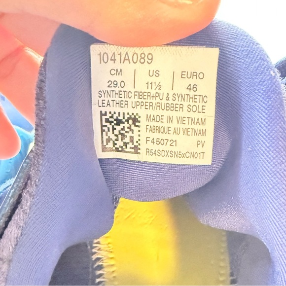 ASICS Men's Court FlyteFoam Novak Tennis Blue Print/White - Picture 5 of 9